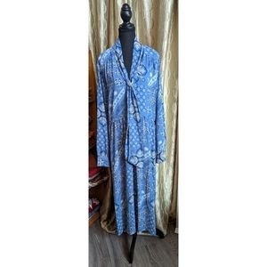 Long Sleeve Printed Dress - Michel Studio